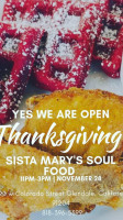 Sista Mary's Soul Food food