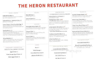 Heron menu