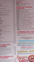 Pizzeria La Certosa menu