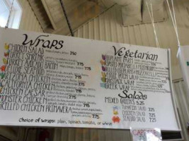 Ward's Berry Farm menu