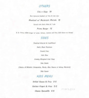 Kyma Seafood Grill menu