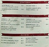 Pizza Pasta Bene menu