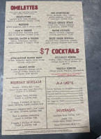 Snitz Creek Brewery menu