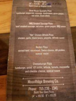 Moonridge Brew Pub food