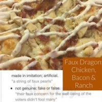 Dragonfire Pizza food