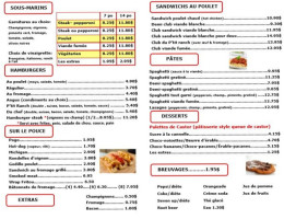 Resto Le P'tit Ranch menu