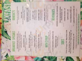 DelacaSeas Cafe menu