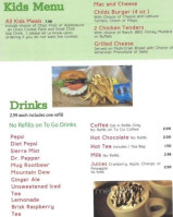 Manor menu