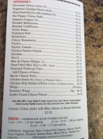 Paint Room Pizzeria Sandwich Shop menu