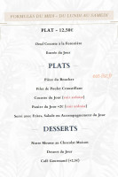 La Pampa menu