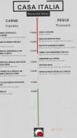 Casa Italia menu