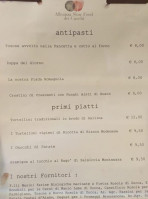 Trattoria Di Via Serra menu