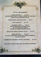 Dockside Cafe menu