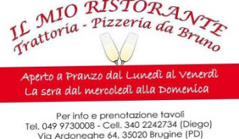 Il Mio Trattoria-pizzeria Da Bruno menu