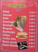 Antalya menu