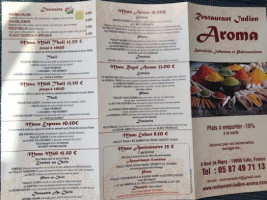 Aroma menu