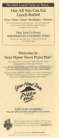 Mazzio's Pizza menu