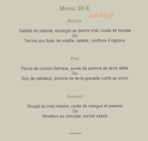 Hostellerie le Potin Gourmand *** menu