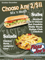 Pizza Joe's menu