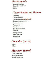 Le XXV menu