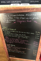 Le Ranch Du Piot menu