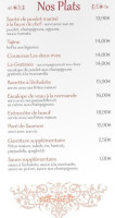 Les Deux Rives menu