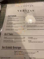 Veritas menu