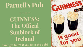 Parnell's Pub food