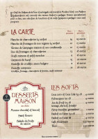 Au Moulin à Vent menu