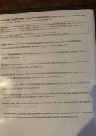 Georgie's Beachside Grill menu