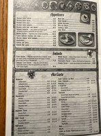 La Fragua Mexican menu