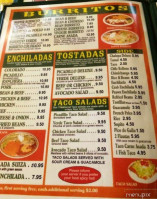 Los Caporales menu