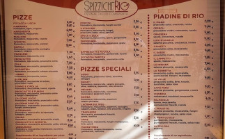 Spizzicherio menu