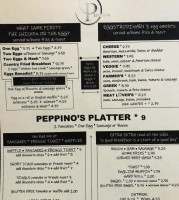 Peppino's Family Restaurant & Pizzeria menu