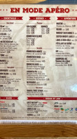 Buffalo Grill menu