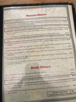 El Paraiso menu