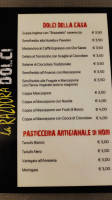 La Razdora menu