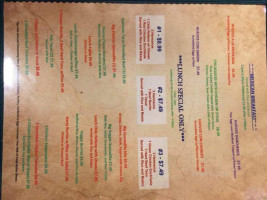 Tres Hermanos Mexican Grill menu