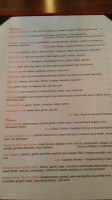 Picante Cafe menu