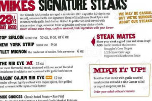 Mr Mikes Steakhousecasual Dauphin food