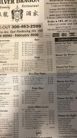 Kindersley Silverdragon Family menu