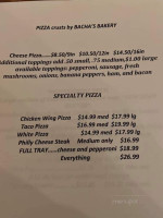 Rixford Well Grill menu