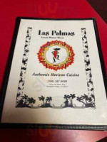 Las Palmas menu