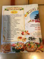 King Buffet menu