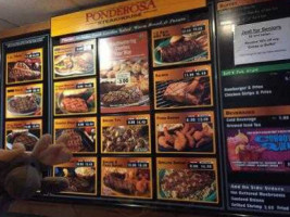 Ponderosa Steakhouse menu