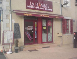 La Flambee food