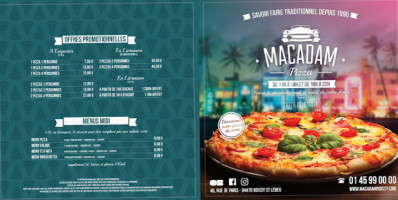 Macadam Pizza food