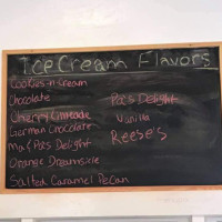 Ma Pa's Homemade Ice Cream menu