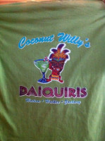 Coconut Willy's Daiquiris food