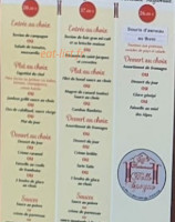 La Belle Epoque menu